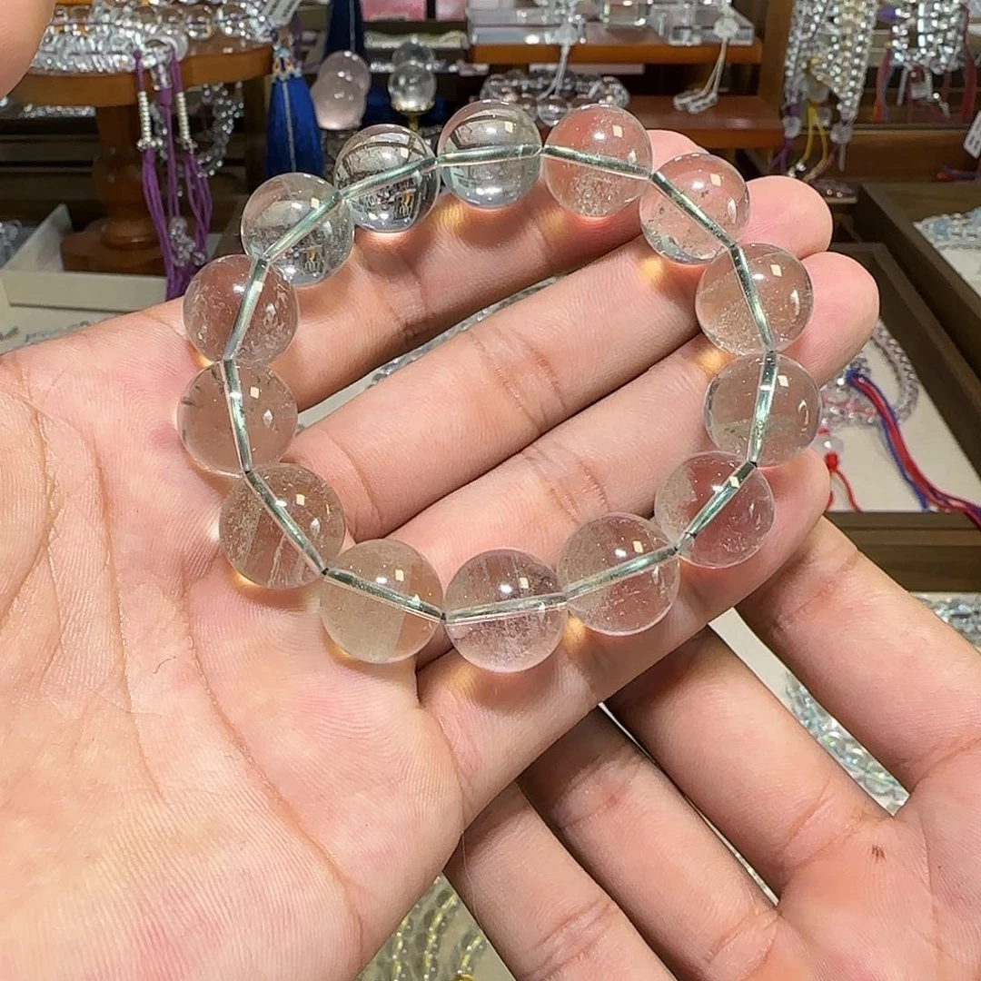 水晶手串未镶嵌@**一绿幽灵