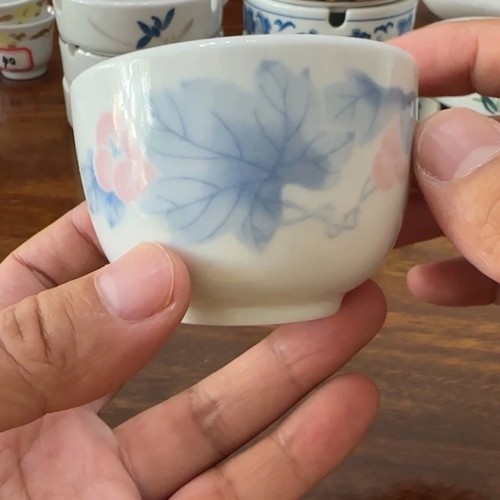 醴陵环宇功夫茶杯微瑕