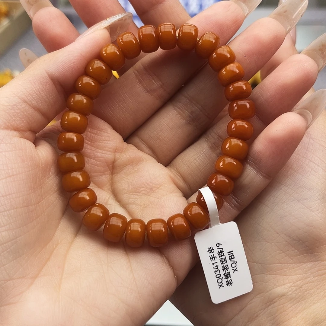 琥珀未镶嵌手链9 m多样性发其一