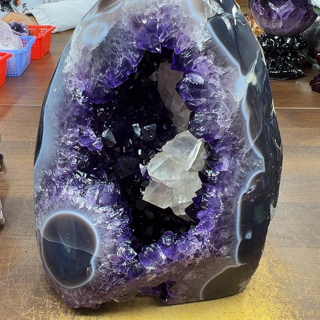 紫晶摆件未镶嵌晶体