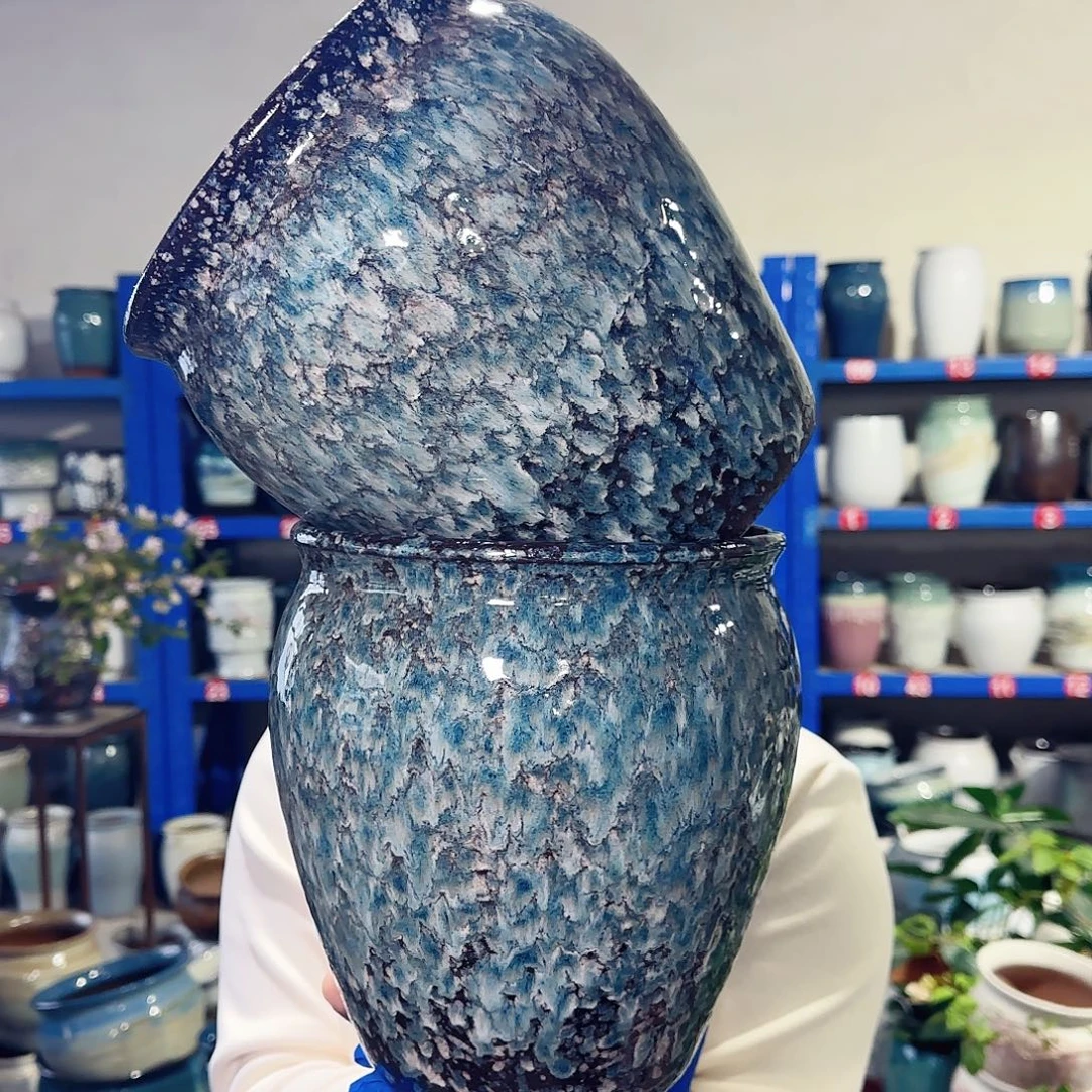 花盆紫砂高21口19