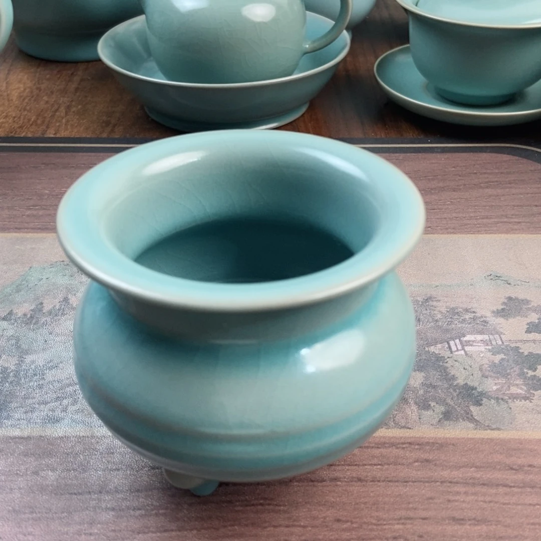 摆件瓷原产地原矿汝瓷～茶器