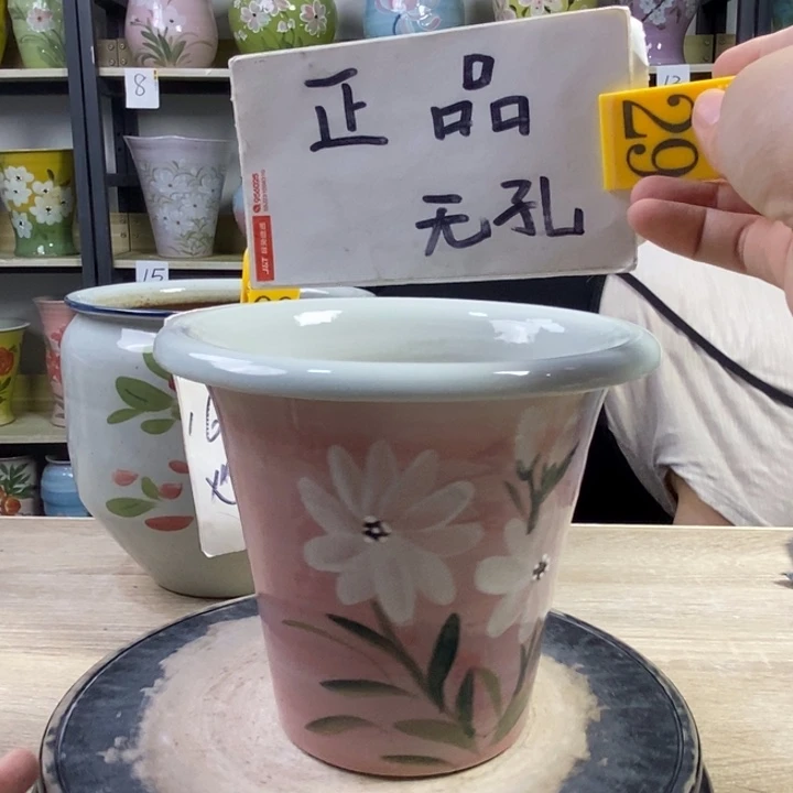 景德镇高温陶瓷花盆