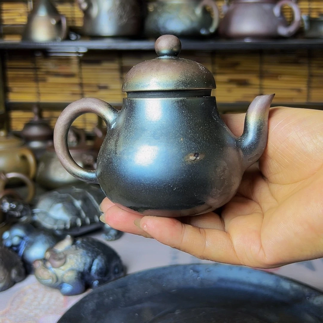 紫泥壶柴烧坭兴陶