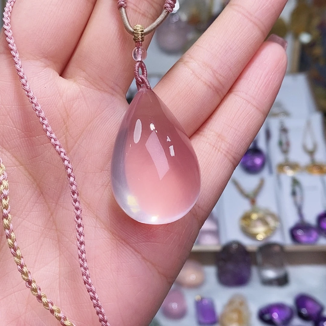 水晶未镶嵌吊坠(赠链)