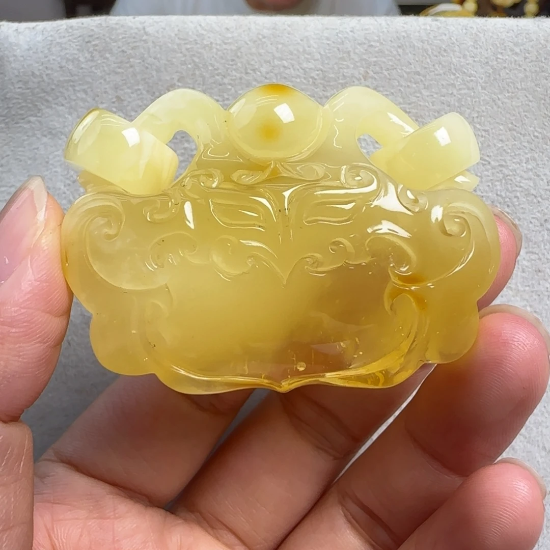 蜜蜡未镶嵌珠宝奇石微瑕