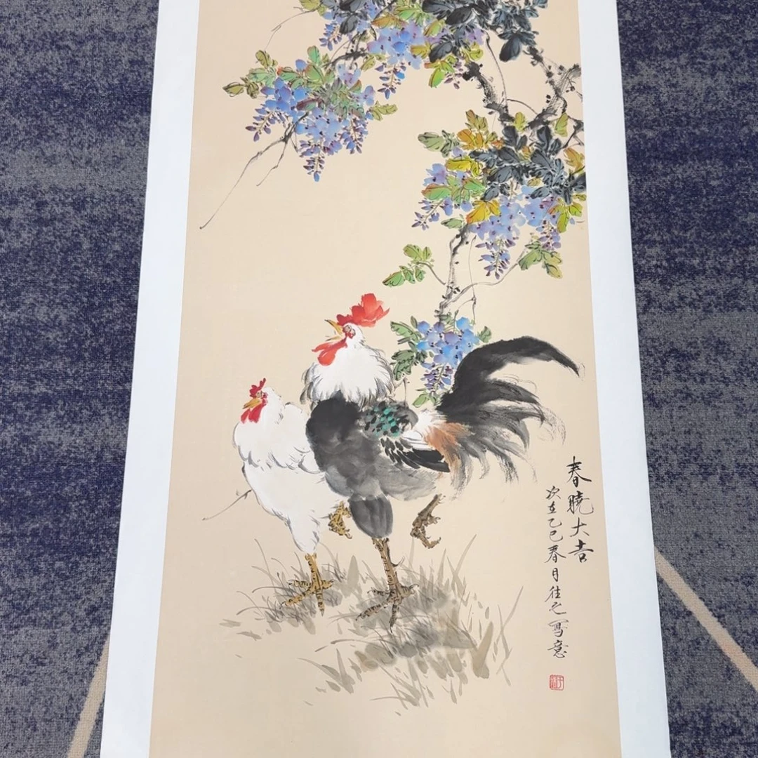 国画国画作品山水花鸟