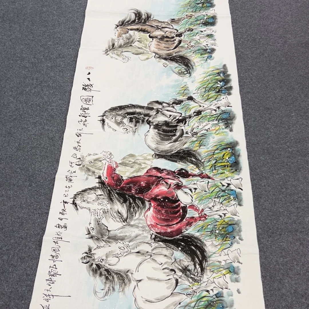 国画宣纸纯手绘字画