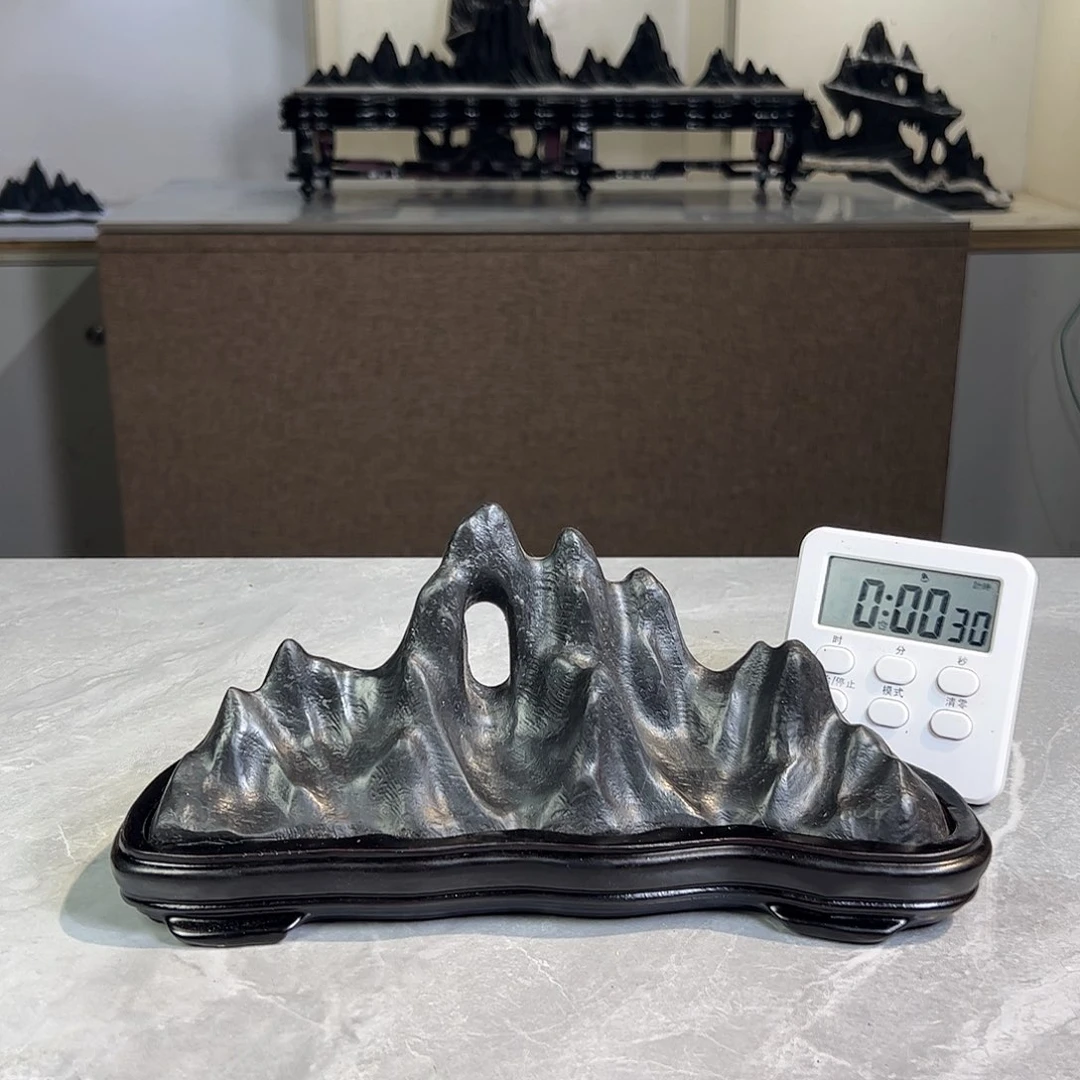 灵璧奇石博览会摆件隐*