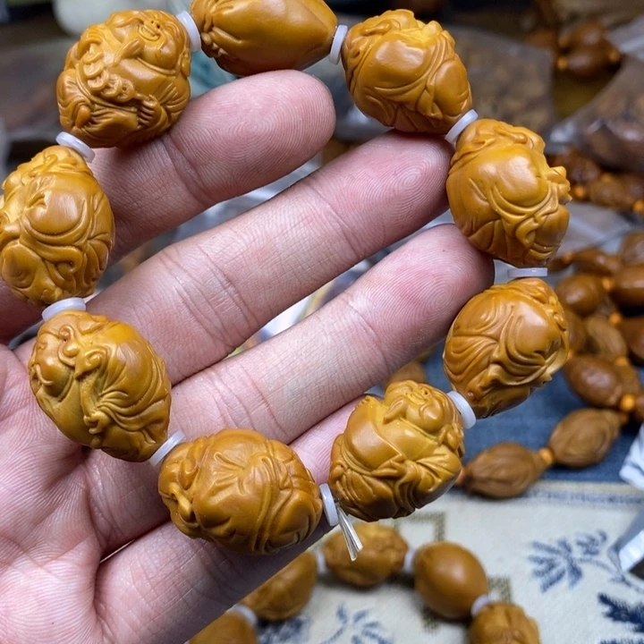 橄榄核手串/手链橄榄核雕工艺手串