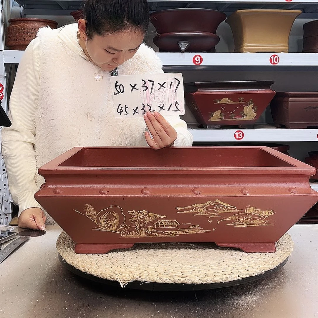 紫砂花盆紫砂花盆