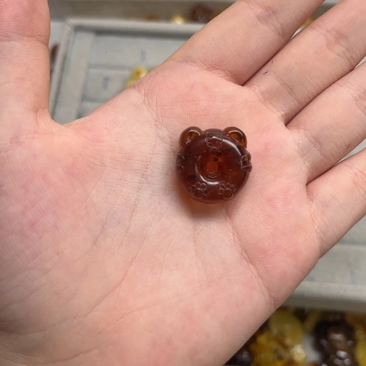 未镶嵌琥珀裸石?****a天然蜜蜡配件