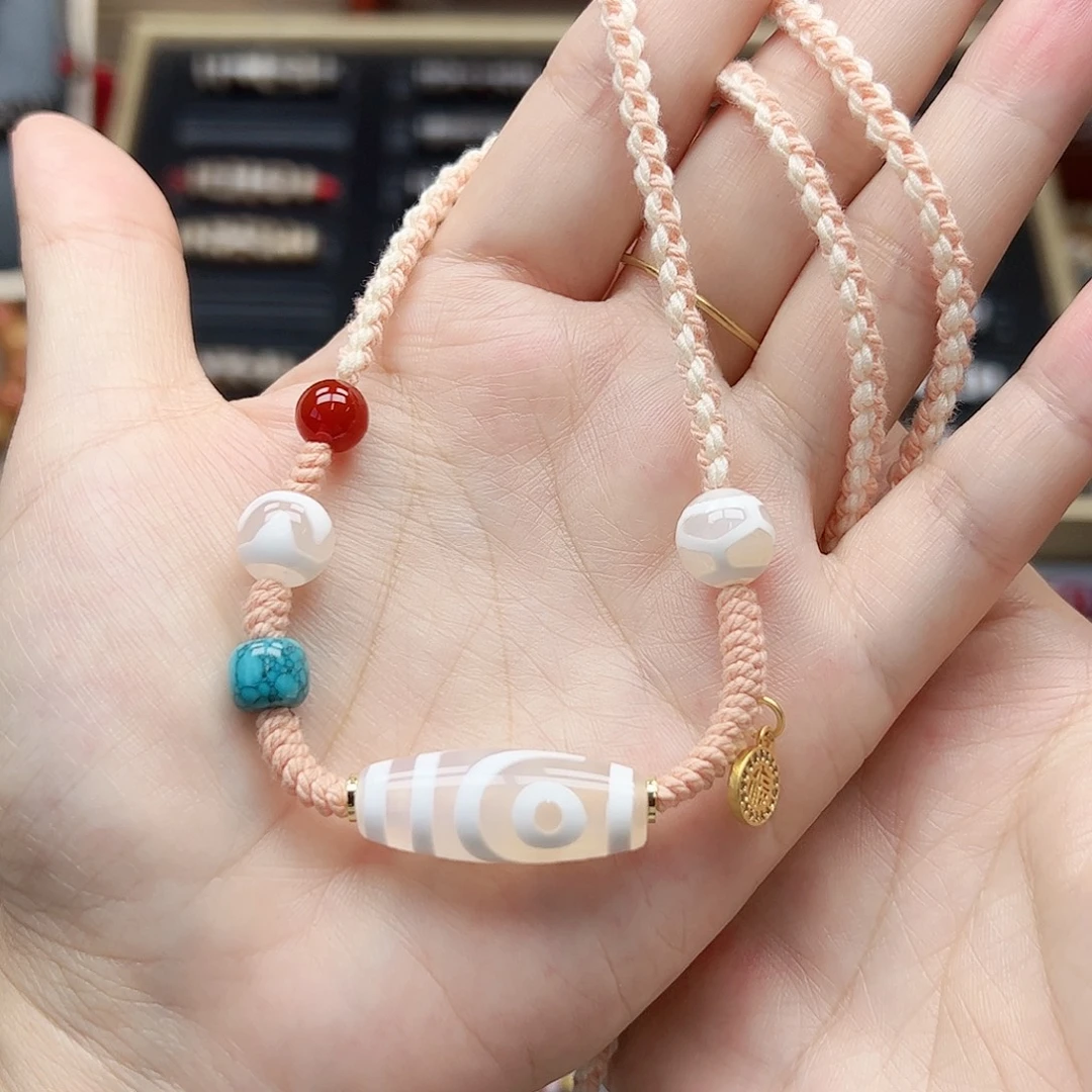 玛瑙/玉髓合金颈饰