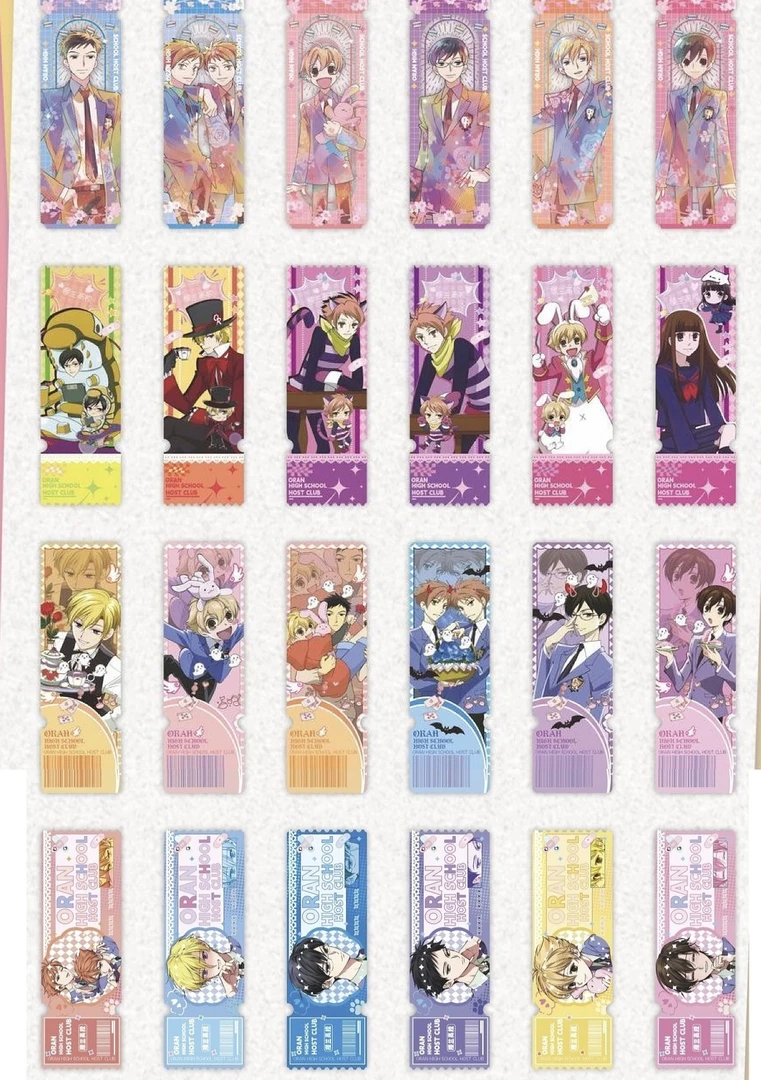 （咪咪拆卡）樱兰高校同人二创亚克力票根