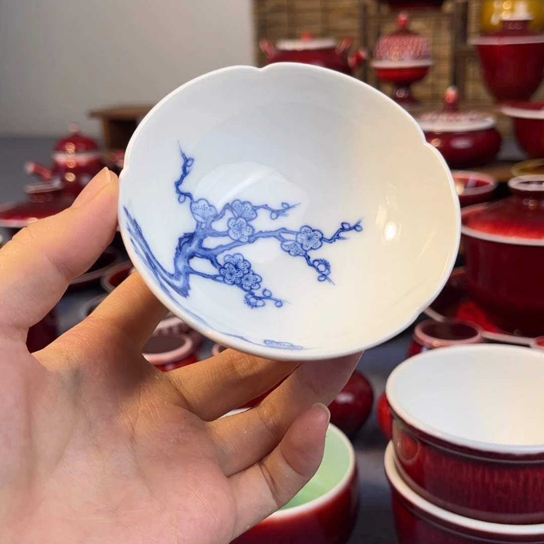 原矿郎红 梅花 普洱杯