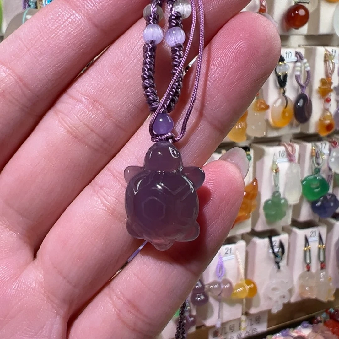 玛瑙/玉髓未镶嵌吊坠(赠链)