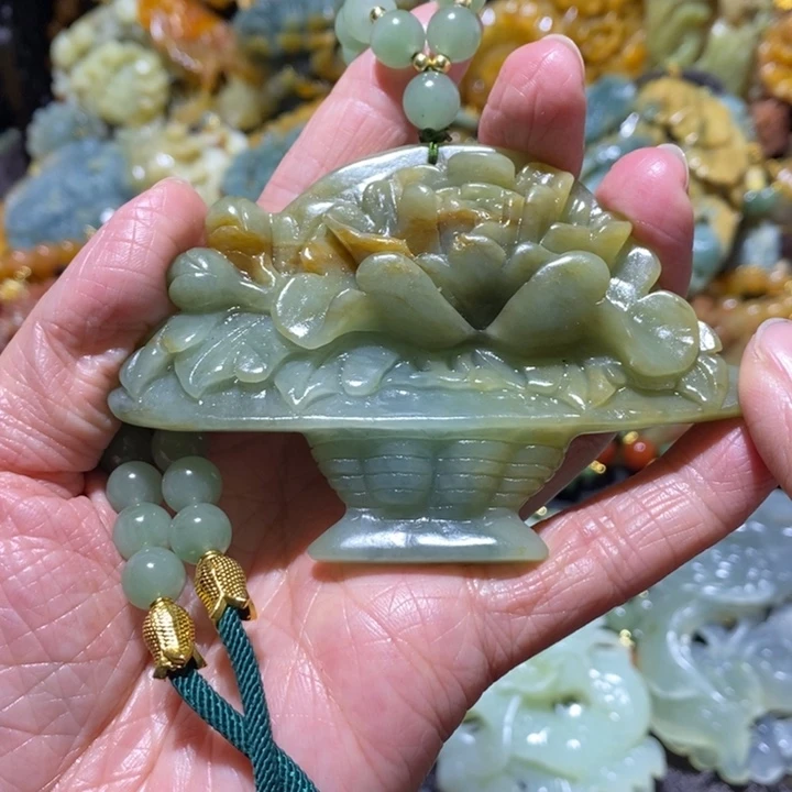 岫玉岫玉吊坠未镶嵌