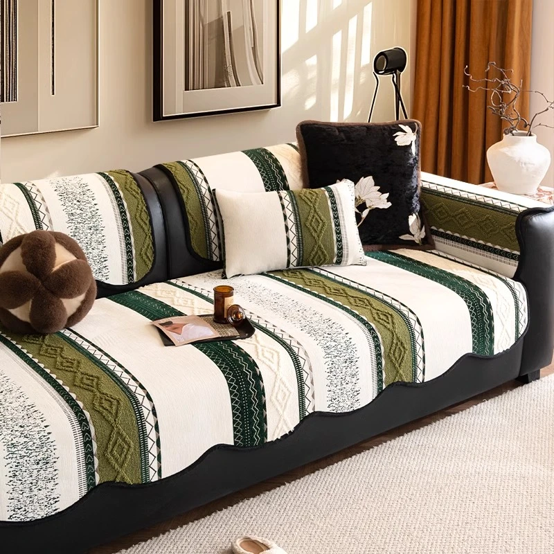 LangSha/浪莎异形沙发垫2025新款四季通用高级感直排皮沙发坐垫子