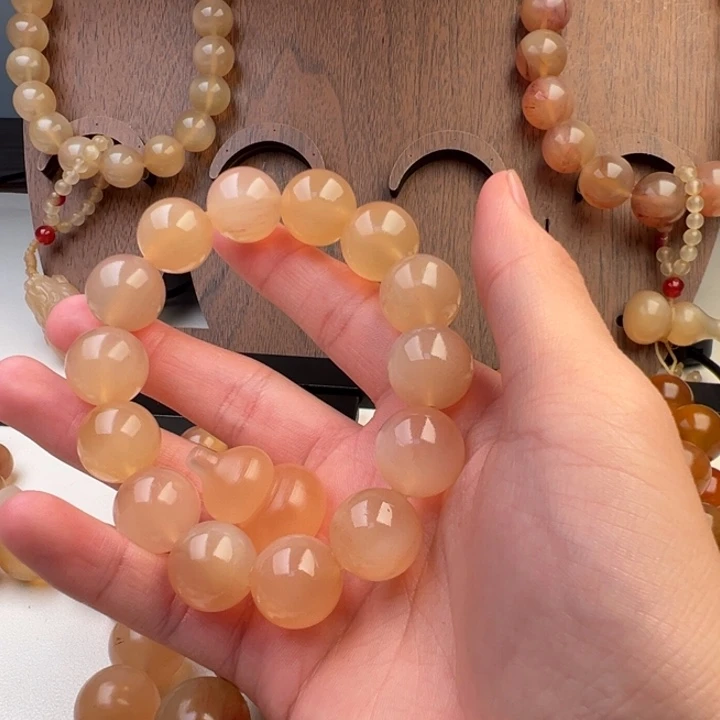 鱼***珐琅非金属1.6果冻款手串