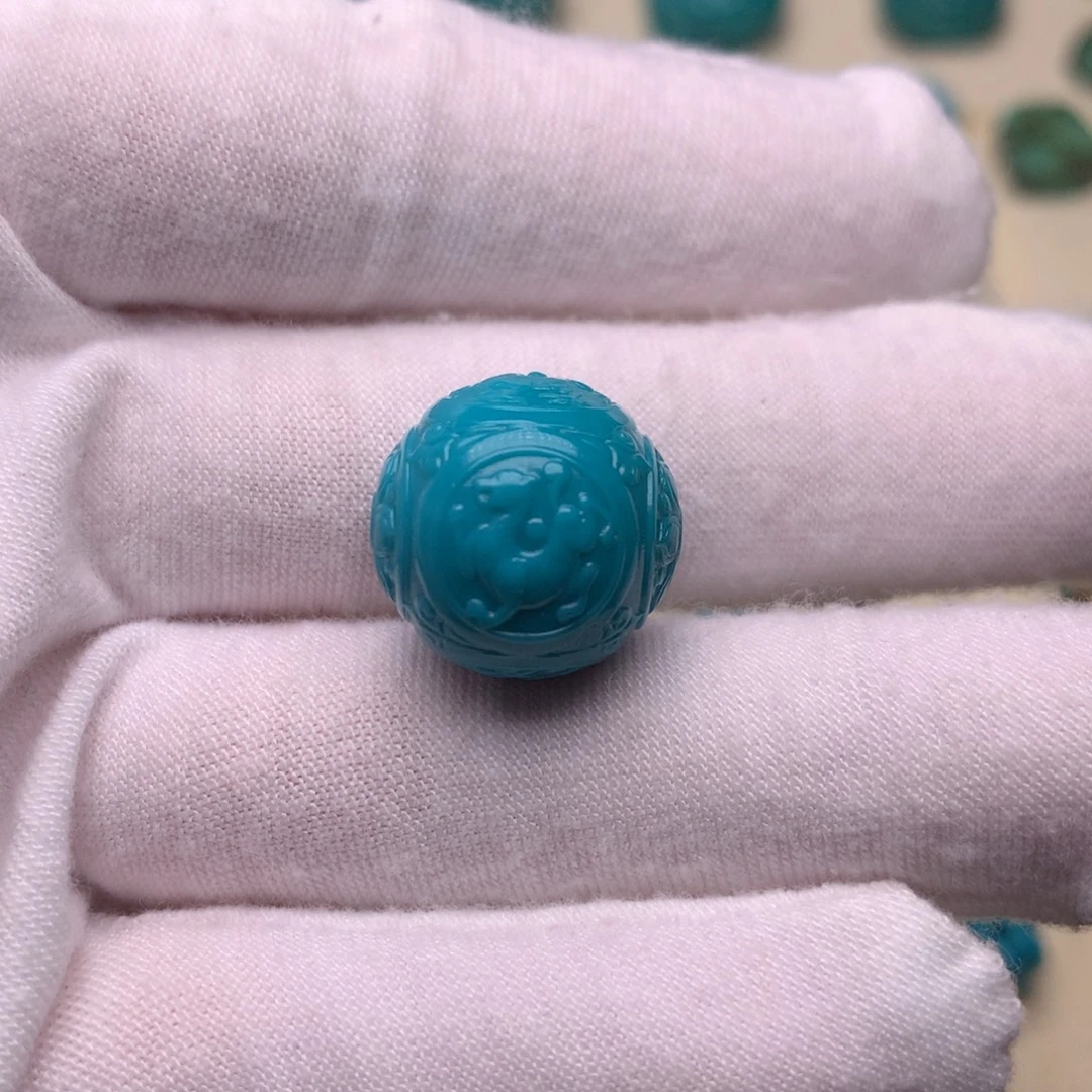 绿松石未镶嵌绿松石四神兽16