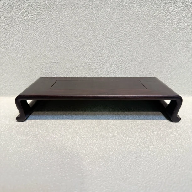 199紫光檀书卷底座（长21cm宽10高3.5）