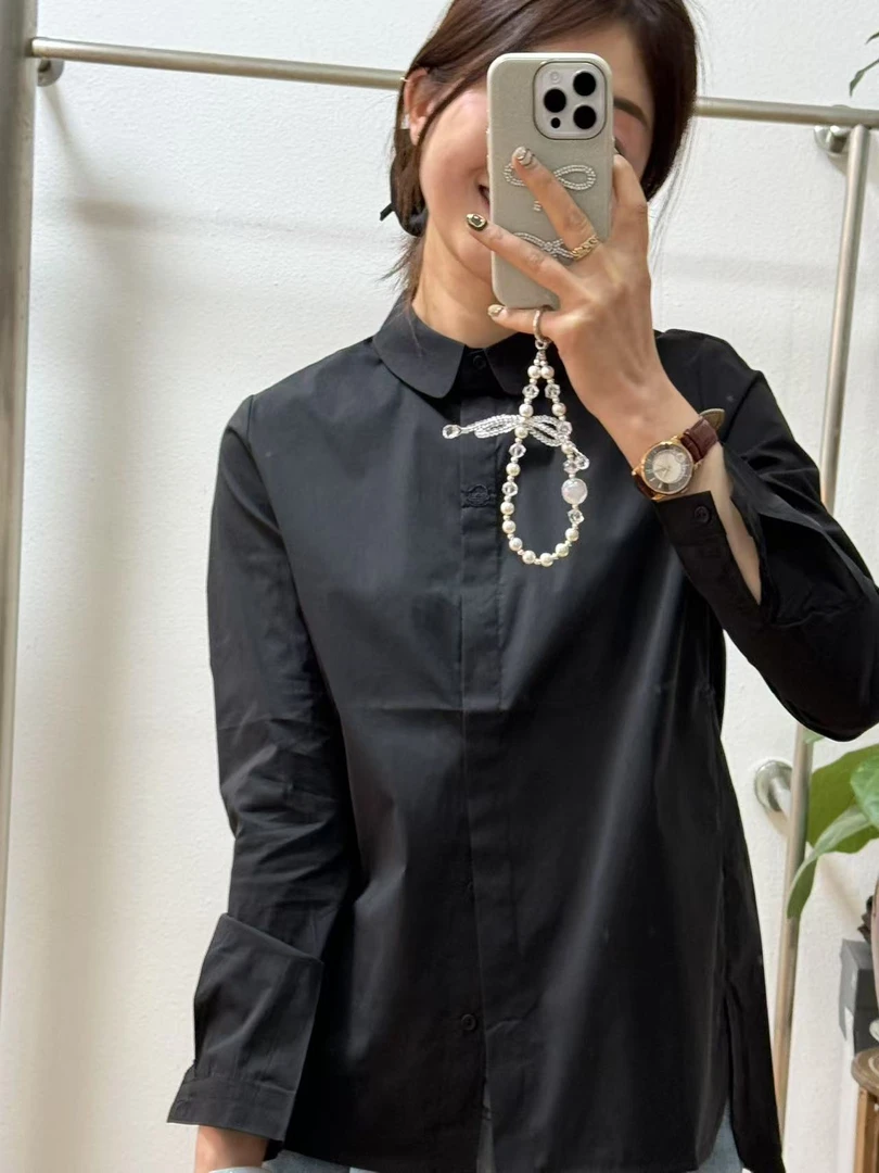 YJ服饰俩色149单排扣衬衣休闲舒适