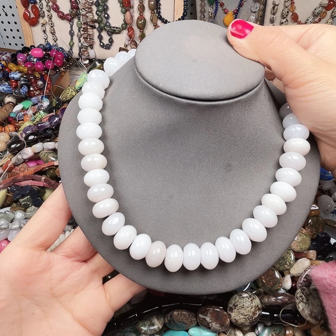 玛瑙/玉髓未镶嵌珠宝半成品卡14 白玉