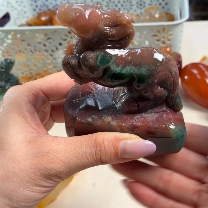 玛瑙/玉髓未镶嵌吊坠(不含链)