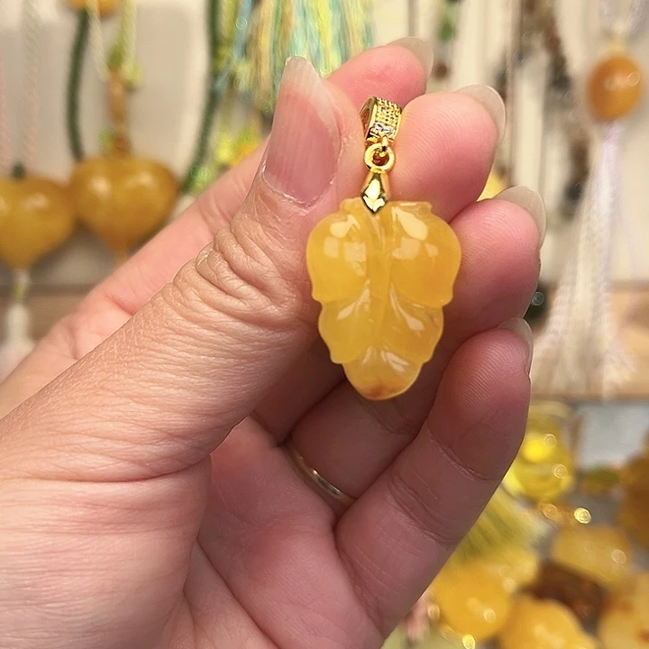 蜜蜡颈饰未镶嵌蜜蜡