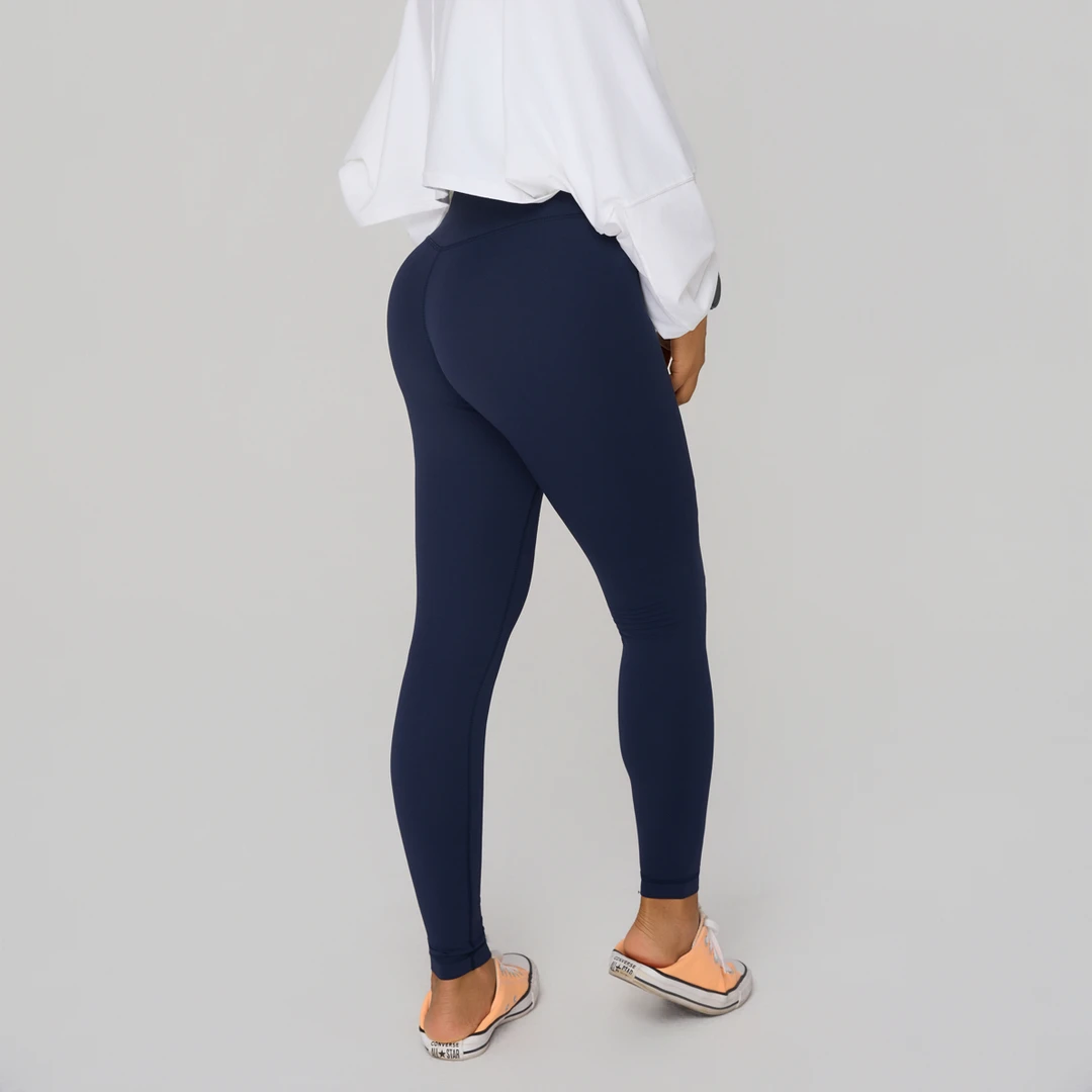 （辣辣定制）秋冬加绒瑜伽裤女高腰提臀弹力紧身裤加厚外穿瑜伽服