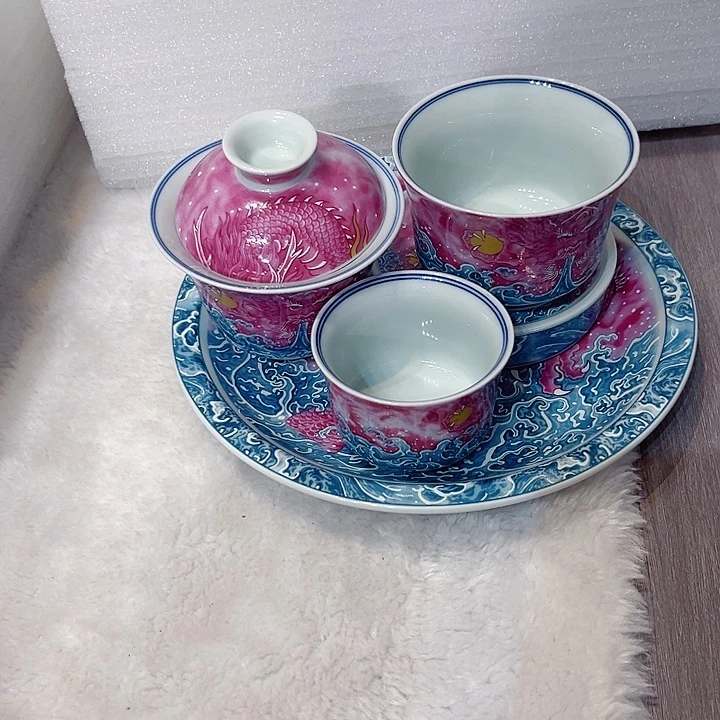 A***。胭脂红龙5件套图好包邮