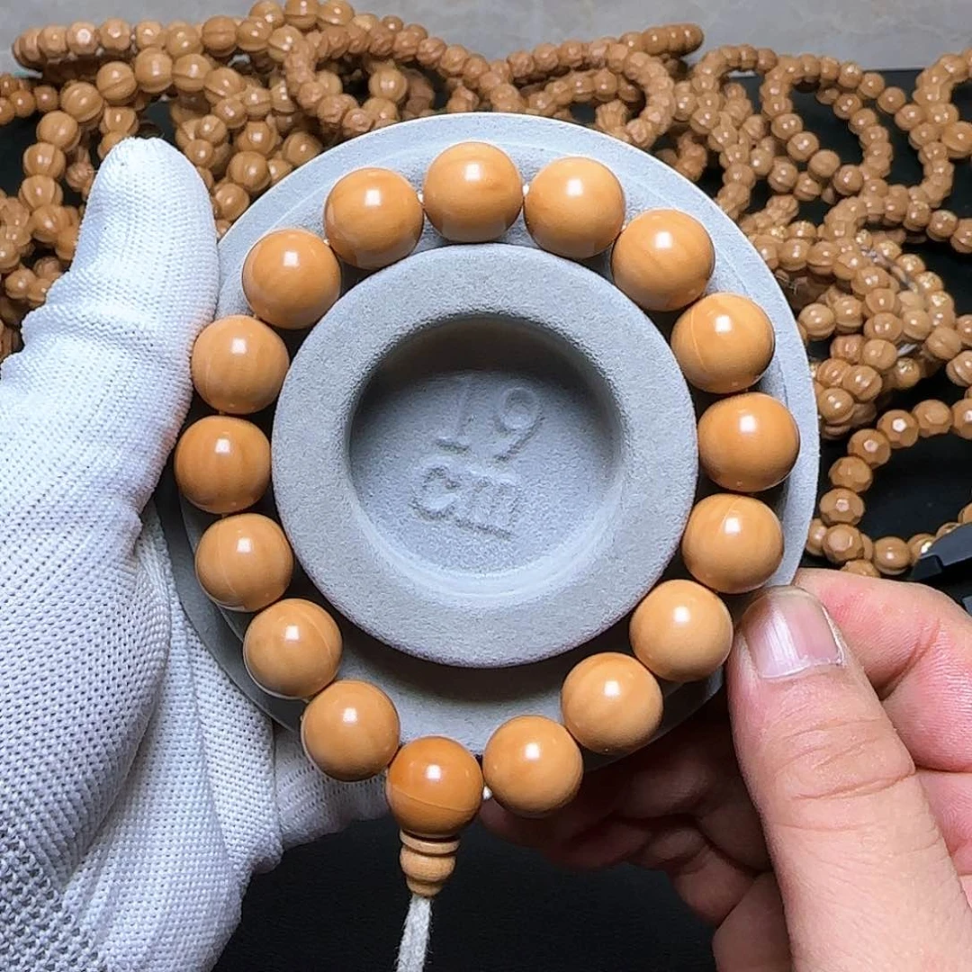 猴头核桃手串光柱14左右29号