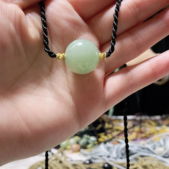 密玉（石英质玉）手链未镶嵌