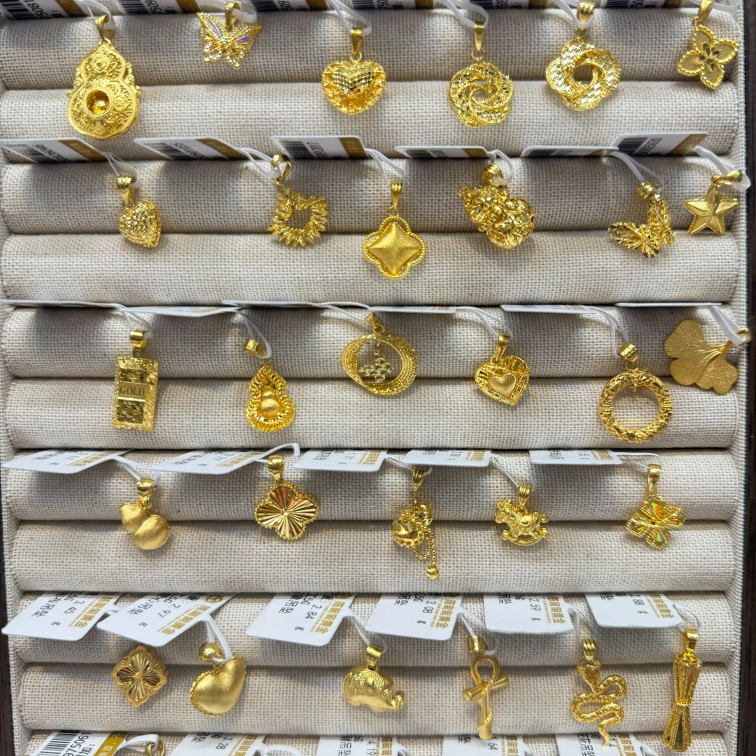 真真-F【吊坠合集】--足金999精工5G