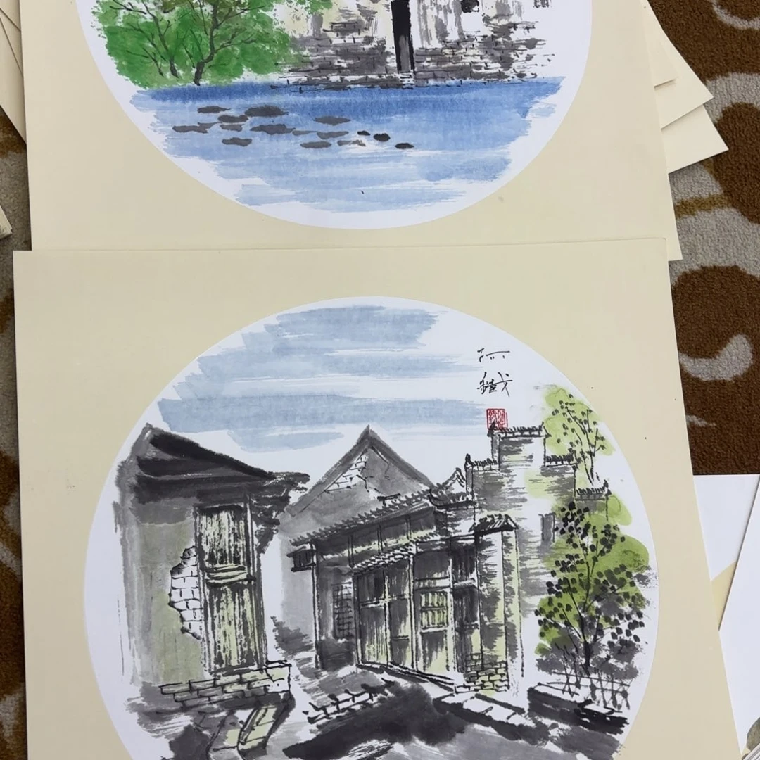 国画T****约赵铁斗方山水