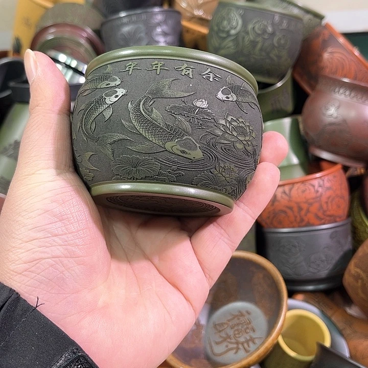 茶杯紫砂全手工紫砂主人杯