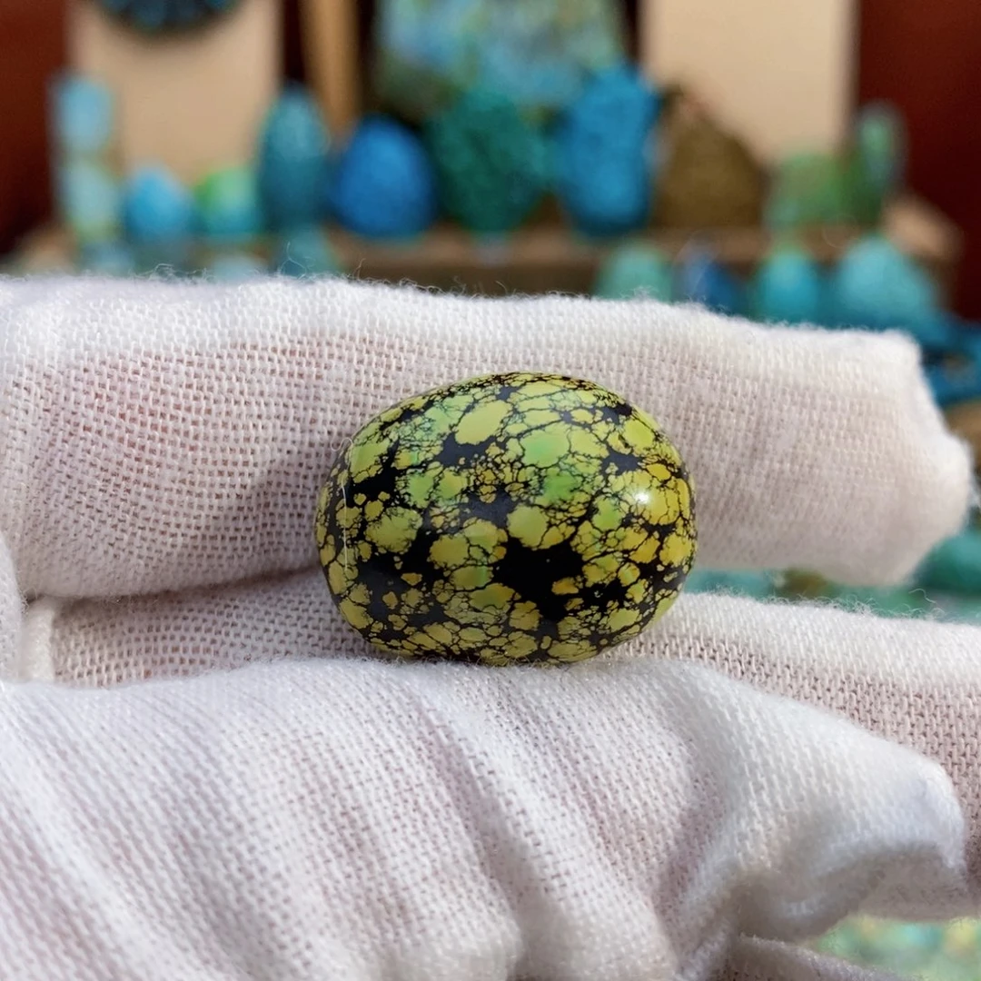 定制绿松石网花随型