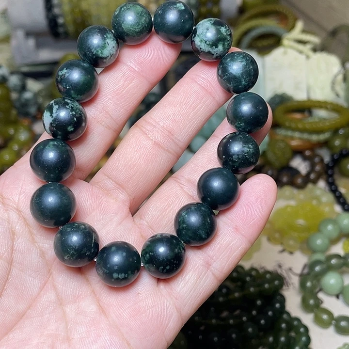 蛇纹石玉未镶嵌手链