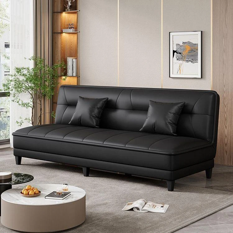 多功能抓皮沙发床双人沙发客厅小户型一体两用折叠出租房现代简约