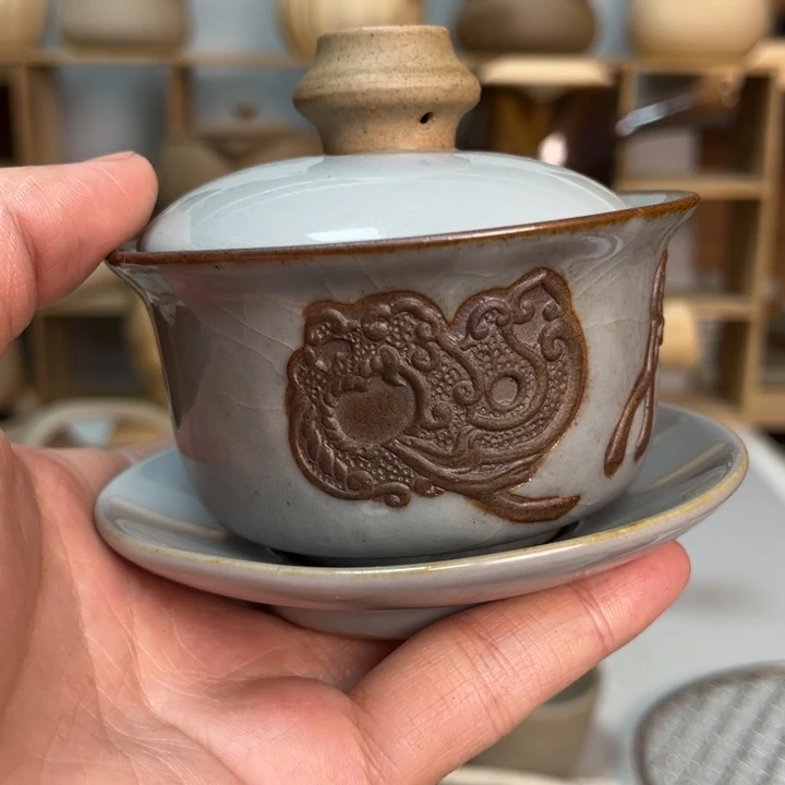 壶老段烧陶瓷茶器