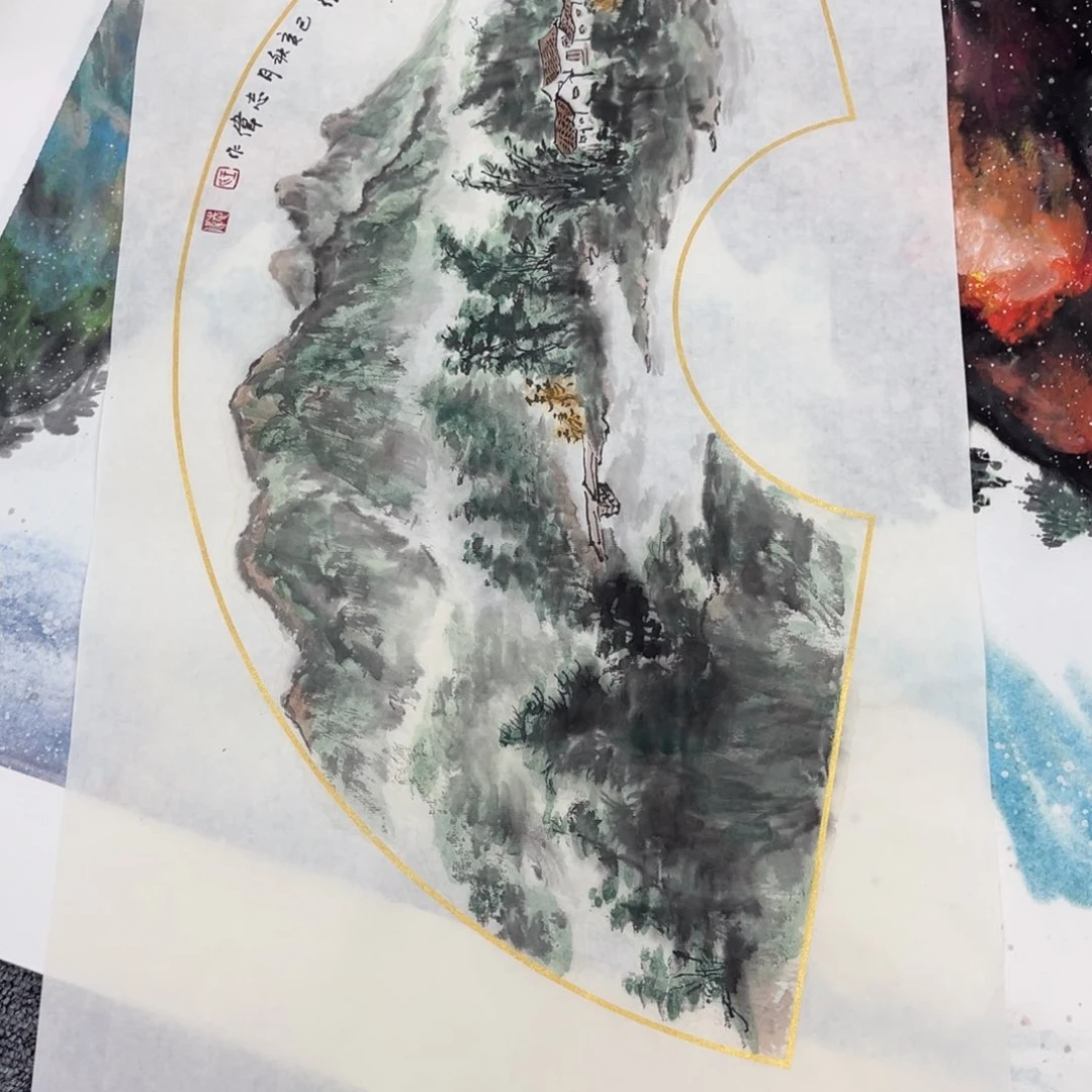 国画不***学绘画艺术作品展