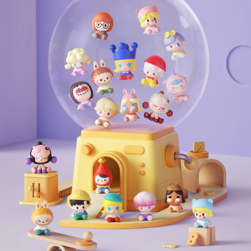 【小北潮玩】爬楼labubu潮玩萌粒手办