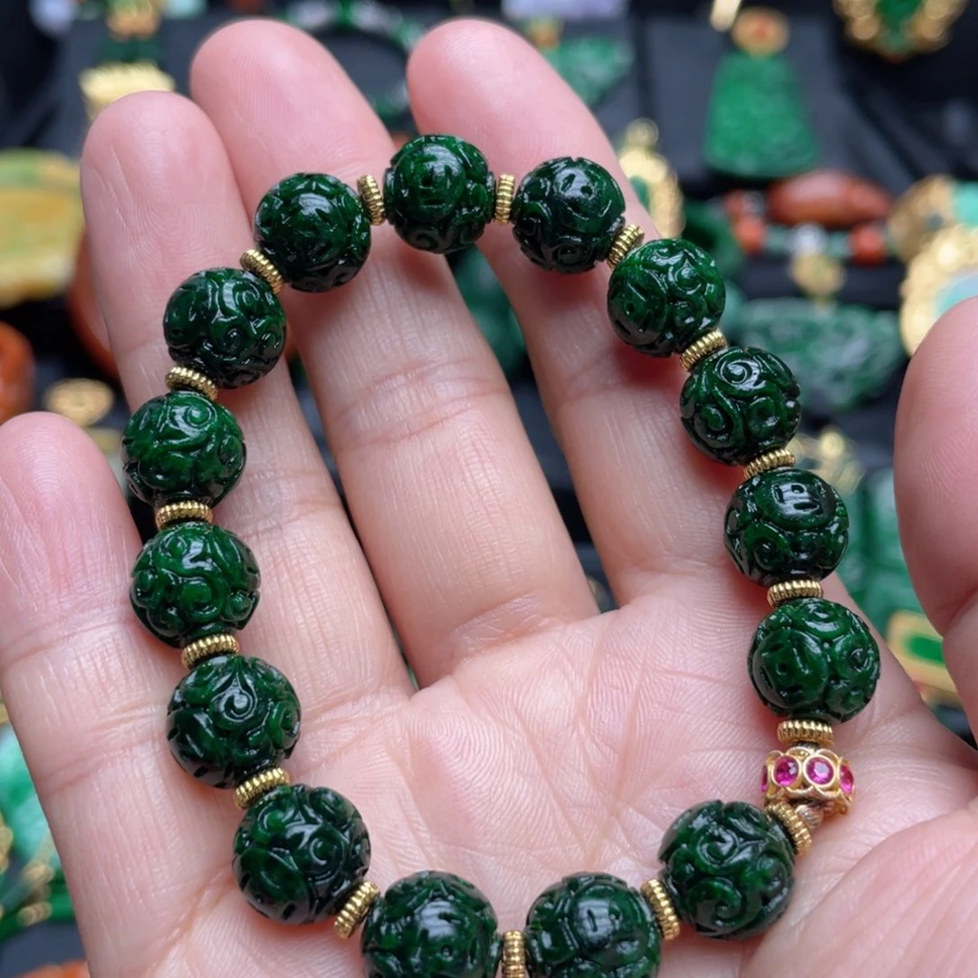 翡翠未镶嵌手链翡翠