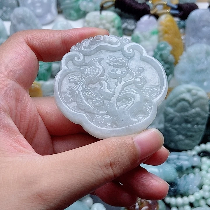 吊坠(不含链)未镶嵌翡翠1
