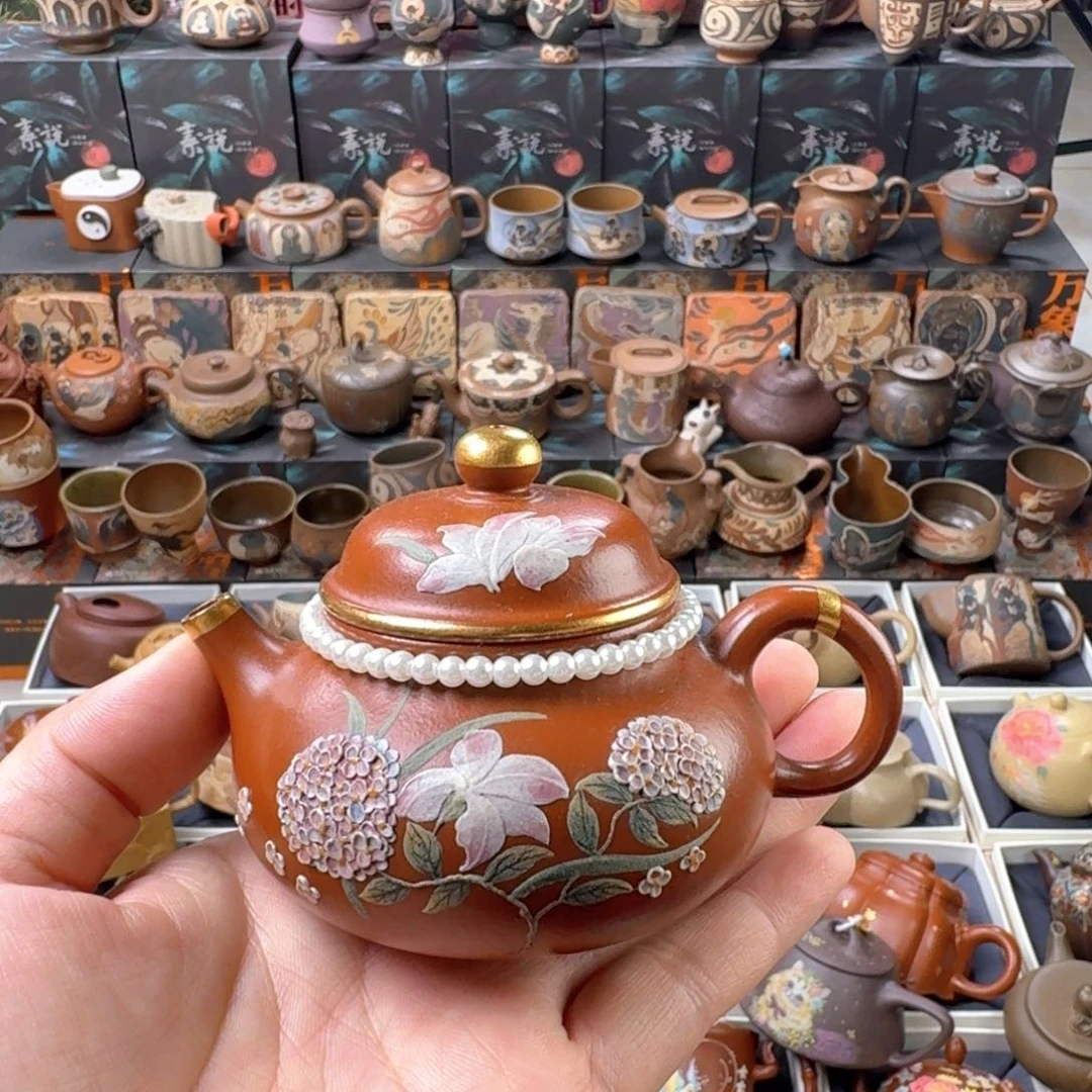 茶壶紫砂140cc原矿精工半手