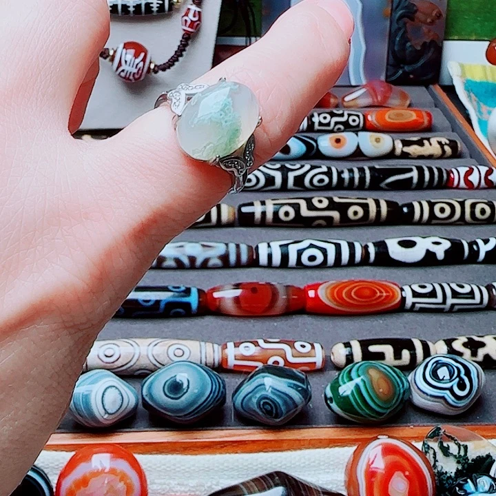 玛瑙/玉髓合金珠宝半成品