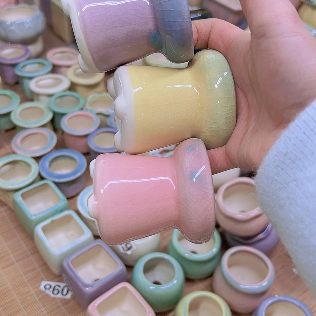 红陶陶瓷花盆当场满12包邮