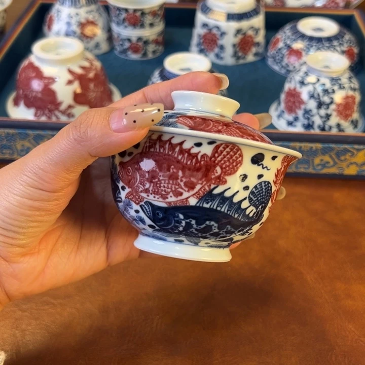 瓷片景德镇陶瓷手工手绘