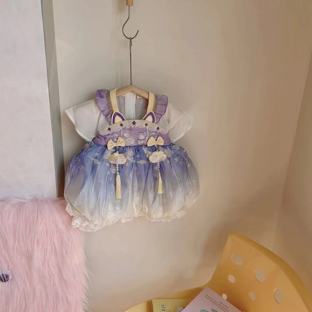 G403 女童 儿童 小宝宝 下架 婴幼儿 洛丽塔 汉服 连衣裙 公主裙