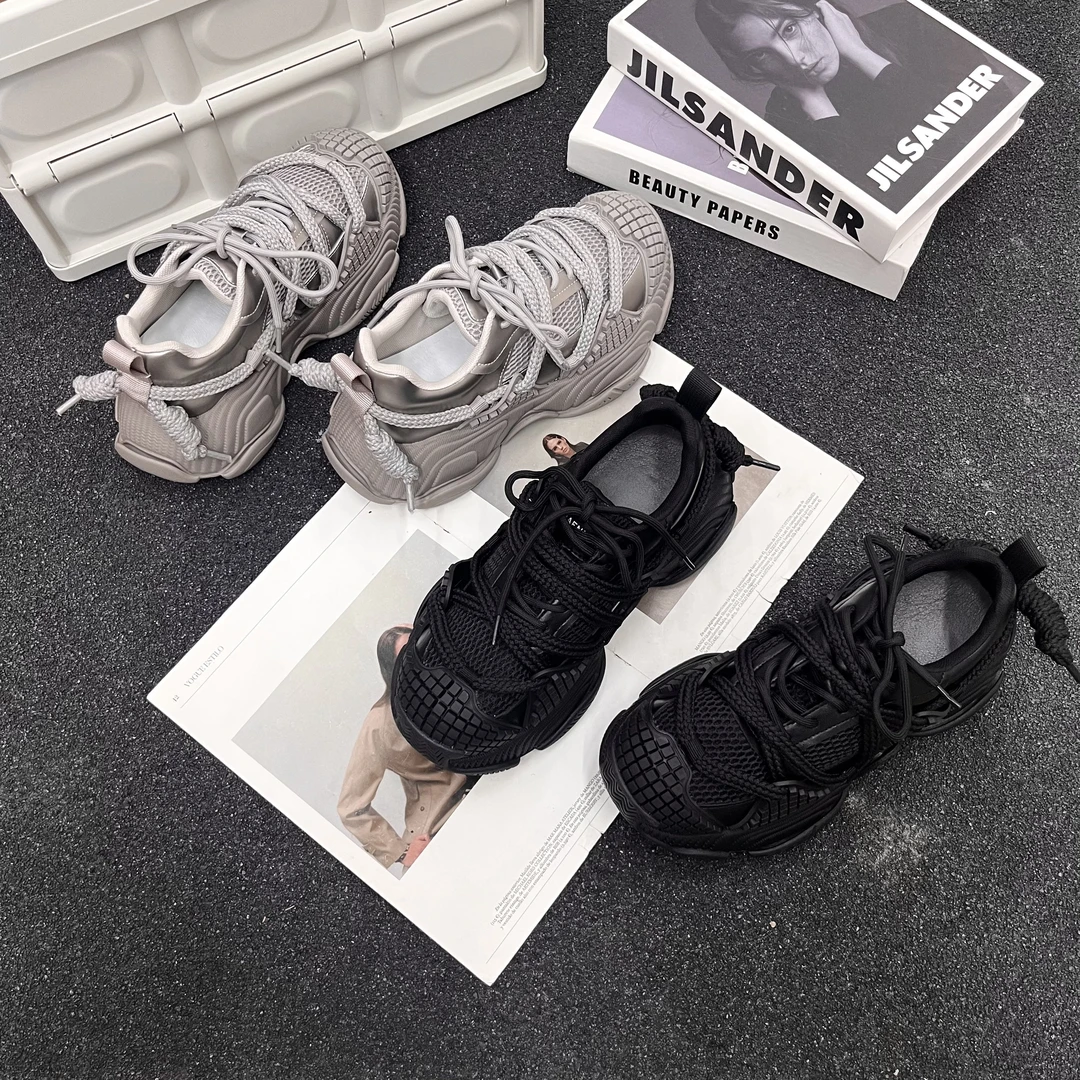 【唯品专属】1688-27春季新款厚底老爹鞋时尚百搭机甲运动休闲鞋